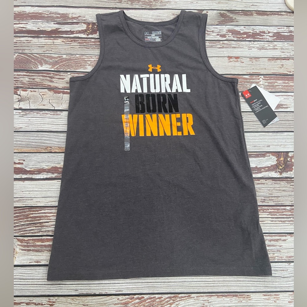 NWT Boy’s Under Armour Cotton Muscle Tank